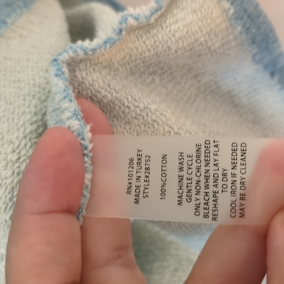 Soft Surroundings Asymmetrical Hem Cozy Boho Coastal Tunic Sz M - Picture 4 of 7